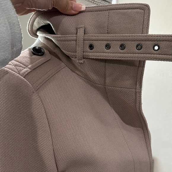 Burberry Taupe Belted Trench Coat - Picture 4 of 11